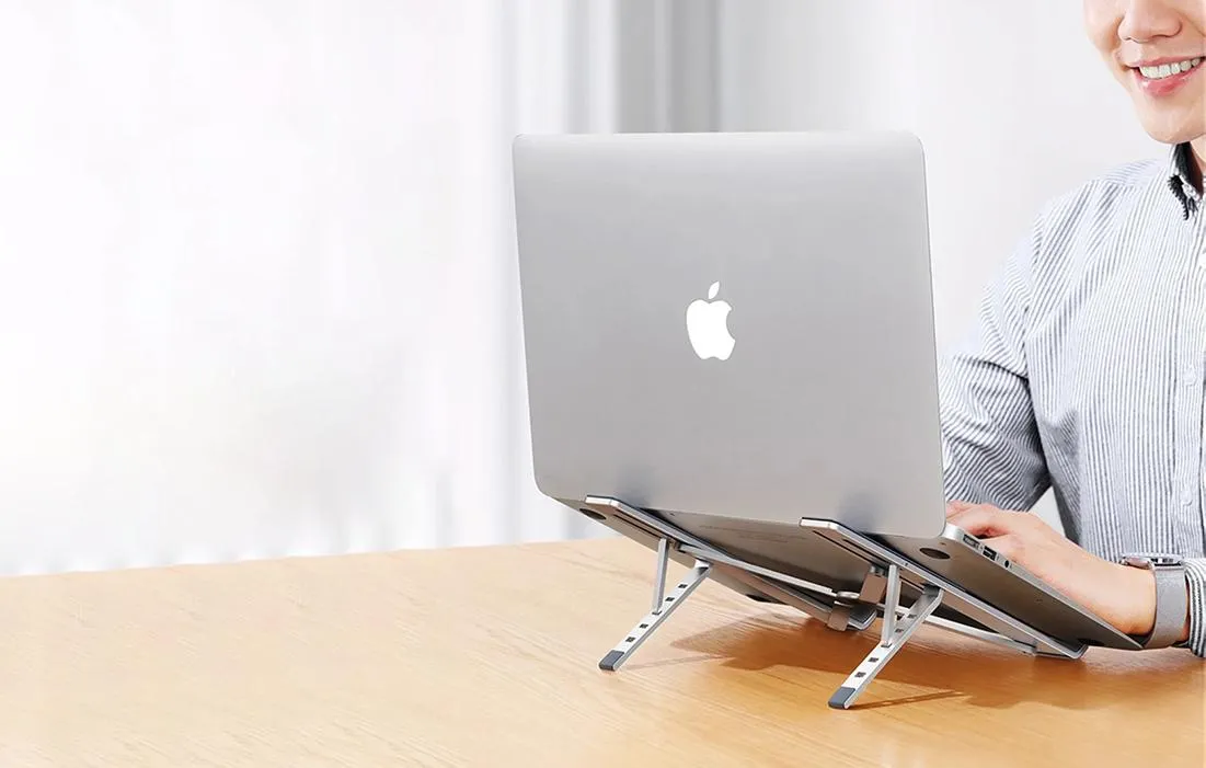 UGREEN ADJUSTABLE LAPTOP STAND SILVER thumbnail 3