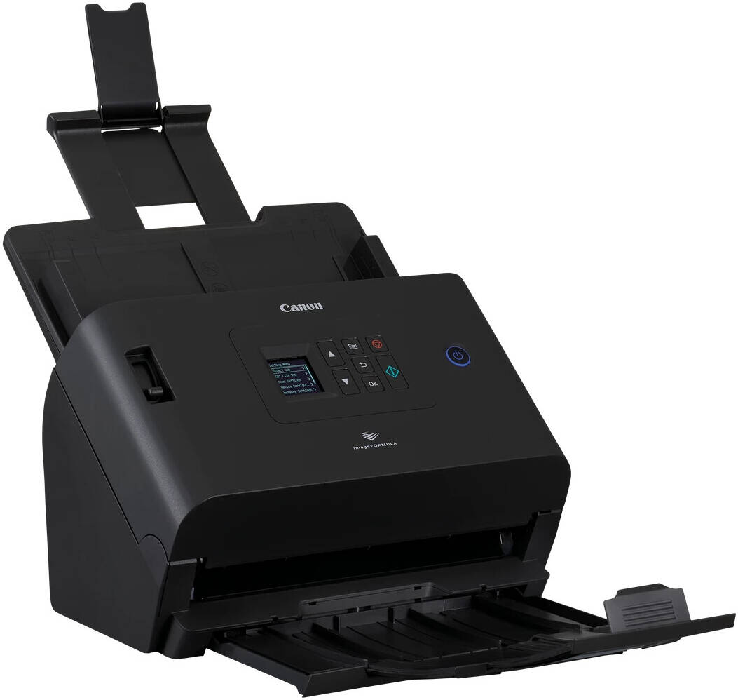 Canon imageFORMULA DR-S250N Document Scanner, CIS Scanning Sensor, 1200 DPI Max Output Resolution, Up to 100 PPM Scanning Speed, 60 Sheets Feeder Capacity, Black | 6383C003AA thumbnail 2