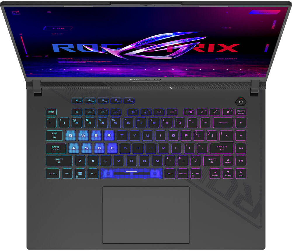ASUS ROG Strix G16 G614JV Gaming Laptop, 16" 2K FHD+ IPS 165Hz Display, Intel Core i9-13980HX, 16GB RAM, 1TB SSD, GeForce RTX 4060 8GB GPU, ENG Backlit K/B, Win 11, Eclipse Gray | 90NR0C61-M00AK0 thumbnail 4
