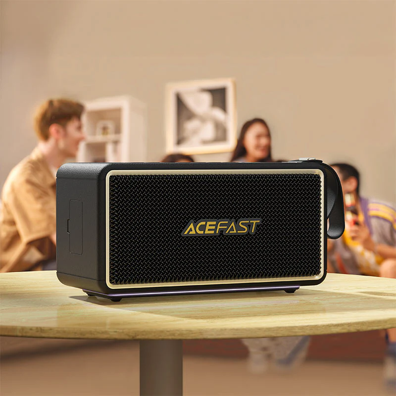 ACEFAST K3 ULTRA PORTABLE WIRELESS SPEAKER, BLACK thumbnail 3