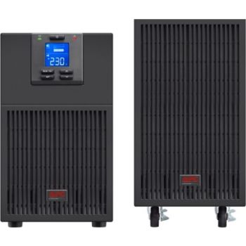 APC SRV 6000VA Easy UPS, 230V Output Voltage, With External Battery Pack, 6000W Rated Power, Hard Wire 3-Wire Input Connections, 40 - 70Hz Auto sensing, Black | SRV6KIL thumbnail 2