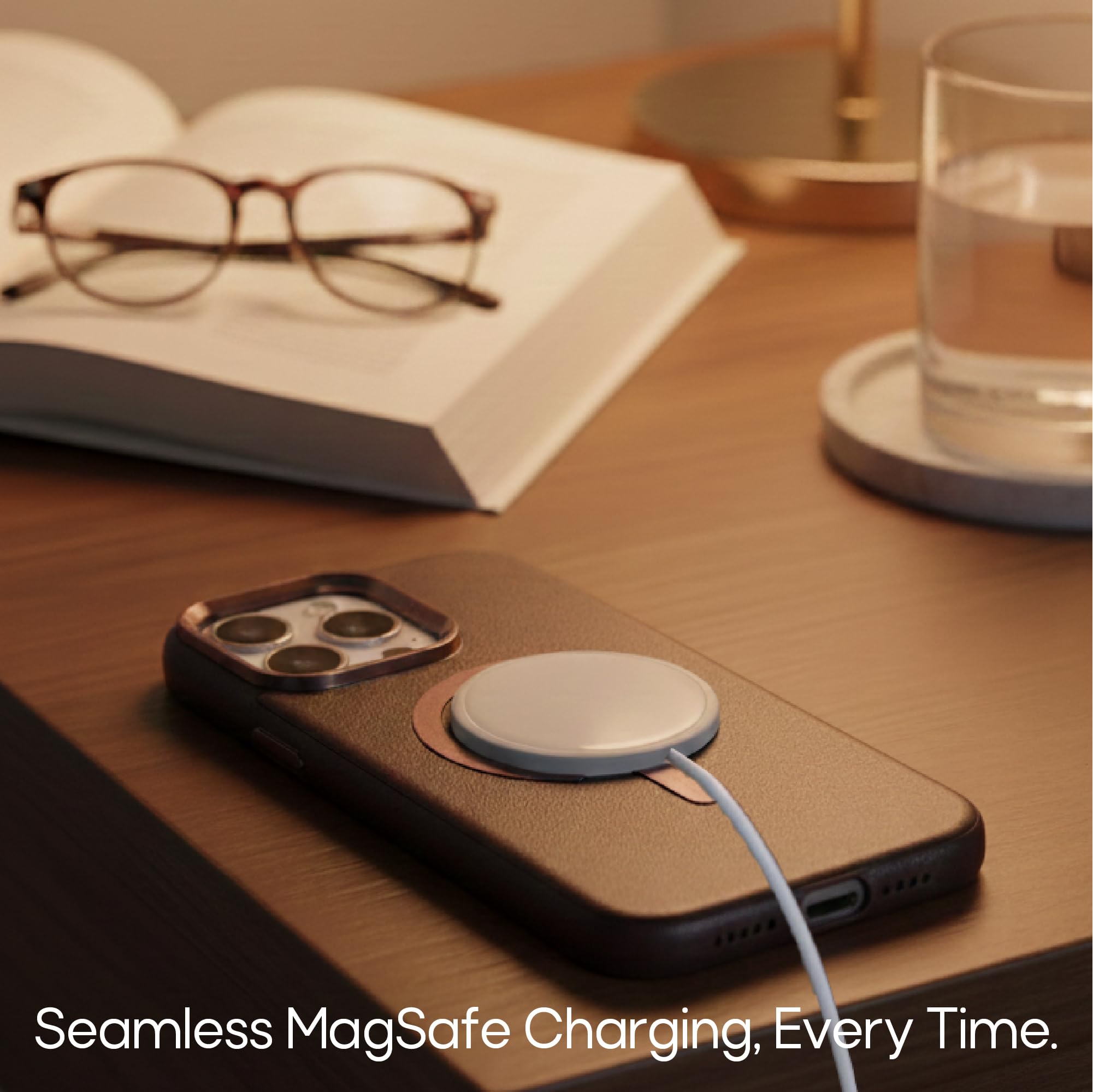 AZTECH Premium Leather Case 14 Pro Dark Brown thumbnail 4