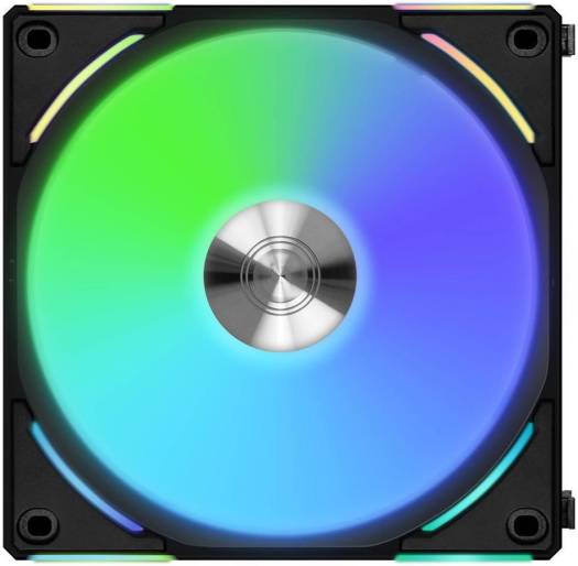 Lian li UNI Fan AL140 V2 aRGB Case Fan, PBT+PC+Aluminum Materials, 140mm Fan, Up to 1600RPM Fan Speed, Up to 81.6CFM Airflow, Fluid Dynamic Bearing, Single Pack, Black | G99.14ALV21B.00 - Image 1