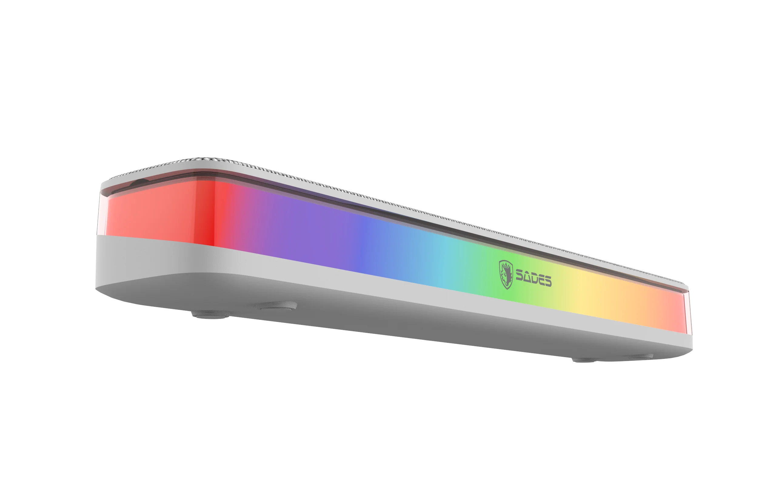 SADES POSEVOLT SA-SP01-W COMPACT DESKTOP SOUNDBAR - WHITE thumbnail 2