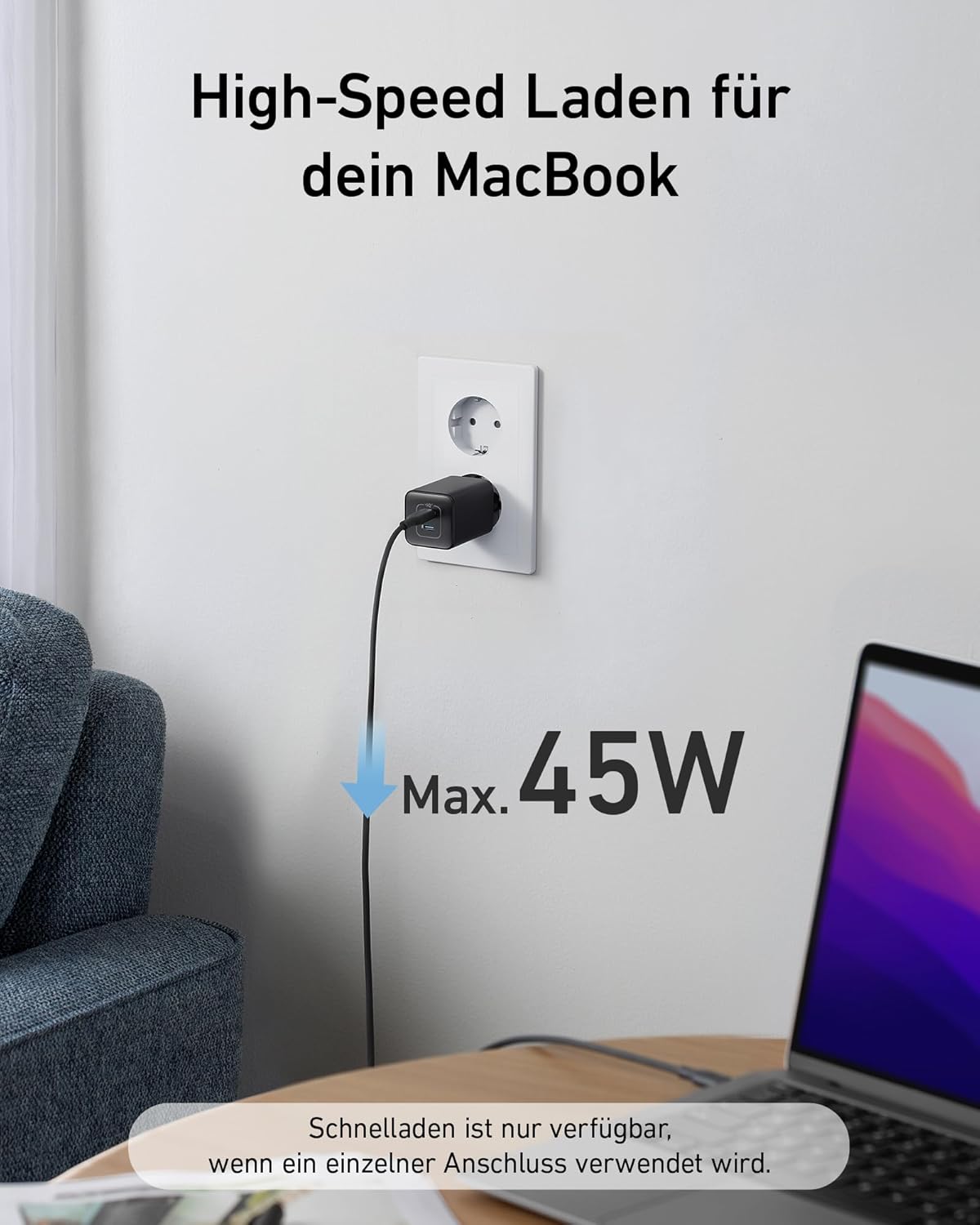 ANKER 523 CHARGER NANO 3, 47W thumbnail 2