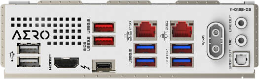 GIGABYTE Z890 Aero G LGA 1851 ATX Motherboard, Intel Z890 Express Chipset, 4x DDR5 DIMM Slots, Up to 256GB Max Memory, Wi-Fi 7 & BT5.4, 2x PCIe 5.0 x16 Slots, 5 x M.2 Slots, White | Z890-AERO-G thumbnail 3