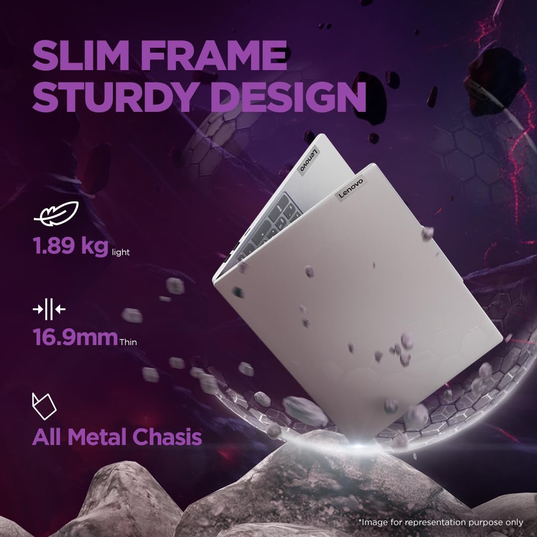 Lenovo Laptop IdeaPad Slim 5 U7-155H/16GB/512GBSSD/14"WUXGA/N-TCH/DOS/CLOUD-GREY/ENG thumbnail 3