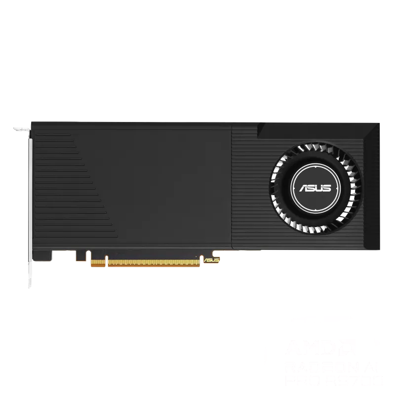 ASUS TURBO R9700 TURBO-AI-PRO-R9700-32G 32GB 256-bit GDDR6 PCI Express 5.0 x16 Graphics Card | 90YV0MN0-M0NA00