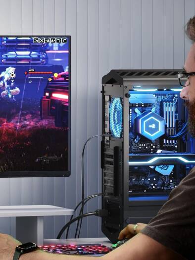 UGREEN NW106 Ethernet Cable Cat7 Gigabit Network Cable, High-Speed Flat 10Gbps, RJ45 Ethernet Cable Patch Cable, Compatible for Gaming PS5 / 4 / 3, Xbox Laptop Modem Router PC, 3 Meter, Black | 11262 thumbnail 3