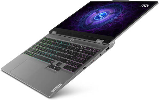 Lenovo LOQ 15IRX9 Gaming Laptop, 15.6" FHD IPS 144Hz Display, Intel Core i7-13650HX, 24GB RAM, 512GB SSD, GeForce RTX 4050 6GB Graphics, English (UK) Keyboard, No OS, Luna Grey | 83DV00ULPS thumbnail 3