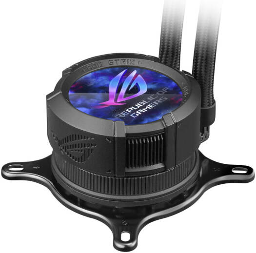ASUS ROG Strix LC III 360 ARGB LCD CPU Liquid Cooling, 360mm Radiator, 3x ROG STRIX AF-12S ARGB 120mm Fans, 2200 RPM Fan Speed, 70.38 CFM Air Flow, 360° Rotating ROG Logo, Black | 90RC00W1-M0UAY0 thumbnail 6