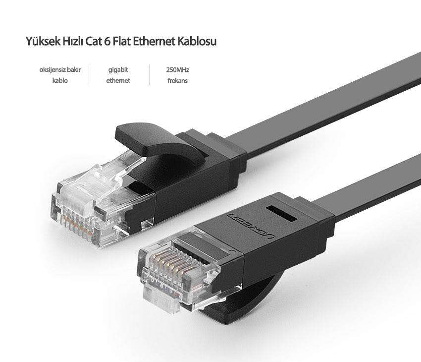 UGREEN CAT6 U/UTP LAN CABLE 30M BLACK thumbnail 2