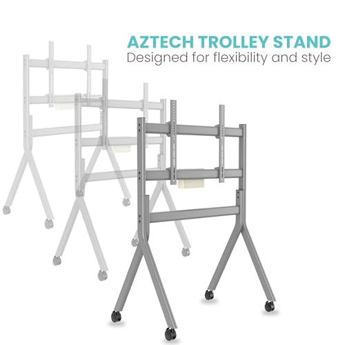 AZTECH 60"-120" Heavy-duty Trolley Stand, 200Kgs Load Capacity, PRO Series thumbnail 4