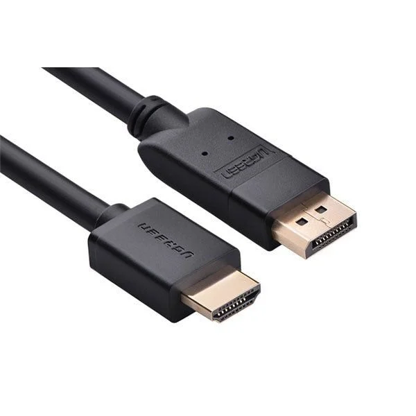 UGREEN DP MALE TO MALE CABLE 1M BLACK - Image 1