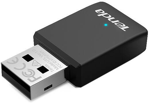 Tenda U11 Dual-Band Wireless USB Adapter, AX Wireless Standard, Up to 600 Mbps (5GHz) + 286 Mbps (2.4GHz), USB 2.0, Internal Antenna, Soft AP, WPA/WPA2 Security | U11 thumbnail 4