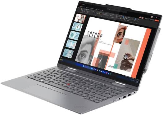 Lenovo ThinkPad X1 2-in-1 Gen 9 Laptop, 14" WUXGA IPS Touch Display, Intel Core Ultra 7-155U, 16GB RAM, 1TB SSD, Integrated Intel Graphics, ENG-ARB Backlit K/B, Win 11 Pro, Grey | 21KE0056GR thumbnail 6