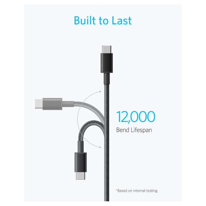 ANKER UCB C-C CABLE 3.3FT, 60W, BRAIDED thumbnail 3
