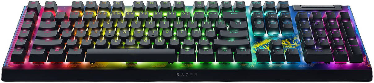Razer BlackWidow V4 X Fortnite Edition Mechanical Keyboard, Razer Yellow Switches, Wired Connectivity, Multi-Functional Roller, Doubleshot ABS Keys, ENG Layout, Black | RZ03-04703600-R3M1 thumbnail 3
