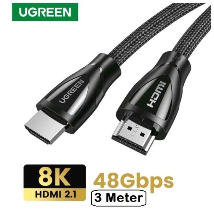 UGREEN MALE TO MALE CABLE 3M BLACK thumbnail 3