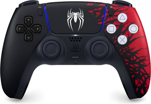 Sony PlayStation 5 DualSense Marvel's Spider-Man 2 Limited Edition Wireless Controller, Haptic Feedback, Bluetooth, Built-in Mic, Headset Jack & Speaker, USB Type-C, Spider Man 2 | CFI-ZCT1JZ2 - Image 1