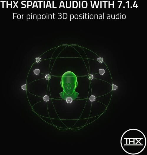 Razer BlackShark V3 Pro Gaming Headset, HyperSpeed Wireless Gen 2, Hybrid Active Noise Cancellation, Detachable Razer HyperClear Full Band 12mm Mic, Unidirectional, Xbox, Black | RZ04-05400300-R3U1 thumbnail 6