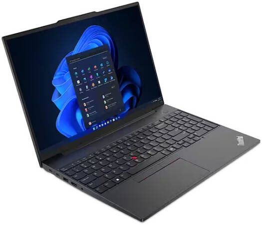 Lenovo ThinkPad E16 Gen 2 Laptop, 16" WUXGA IPS Display, Intel Core Ultra 5 125U Processor, 8GB RAM, 512GB SSD, Integrated Intel Graphics, ENG-ARB Backlit K/B, Windows 11 Pro, Black | 21MA0008GR thumbnail 3