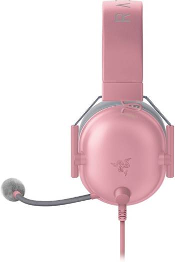 Razer BlackShark V2 X Gaming Headset, 7.1 Surround Sound Capable, TriForce 50mm Drivers, 3.5mm Jack, Breathable Memory Foam Cushion, For PC, PS4, Nintendo Switch, Quartz Pink | RZ04-03240800-R3M1 thumbnail 6