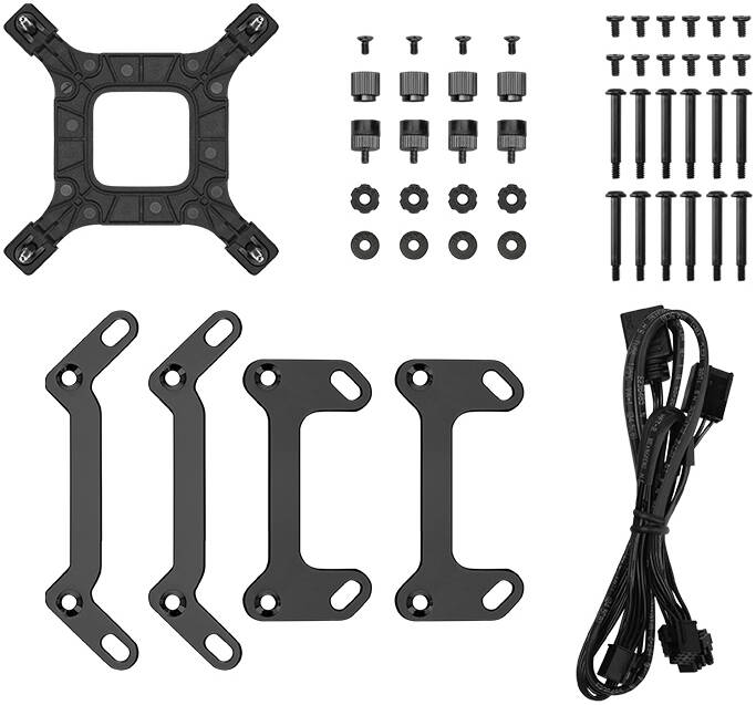 DeepCool LQ360 AIO Liquid CPU Cooler, Segment LCD Display, 360mm Radiator, 2400 RPM Fan Speed, 72.04 CFM Fan Airflow, Hydro Bearing Type, Anti-Leak Technology, Black | R-LQ360-BKLSMW-G-1 thumbnail 3
