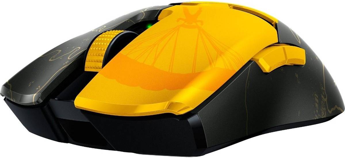 Razer Viper V2 Pro HyperSpeed Wireless Gaming Mouse, PUBG Battleground Edition, 59g Ultra Lightweight, Optical Switches, Gen-3-30K DPI Optical Sensor, 80H Battery, Black - Yellow | RZ01-04390600-R3M1 thumbnail 4