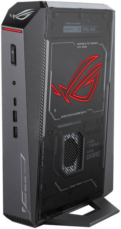 ASUS ROG NUC (2025) RNUC15JNK9X28AA2 Mini Gaming Computer, Intel Core Ultra 9 275HX, 32GB (2x16) RAM, 2TB SSD, GeForce RTX 5080 Laptop GPU, Windows 11, UK, Black | 90AS00I1-M000B0