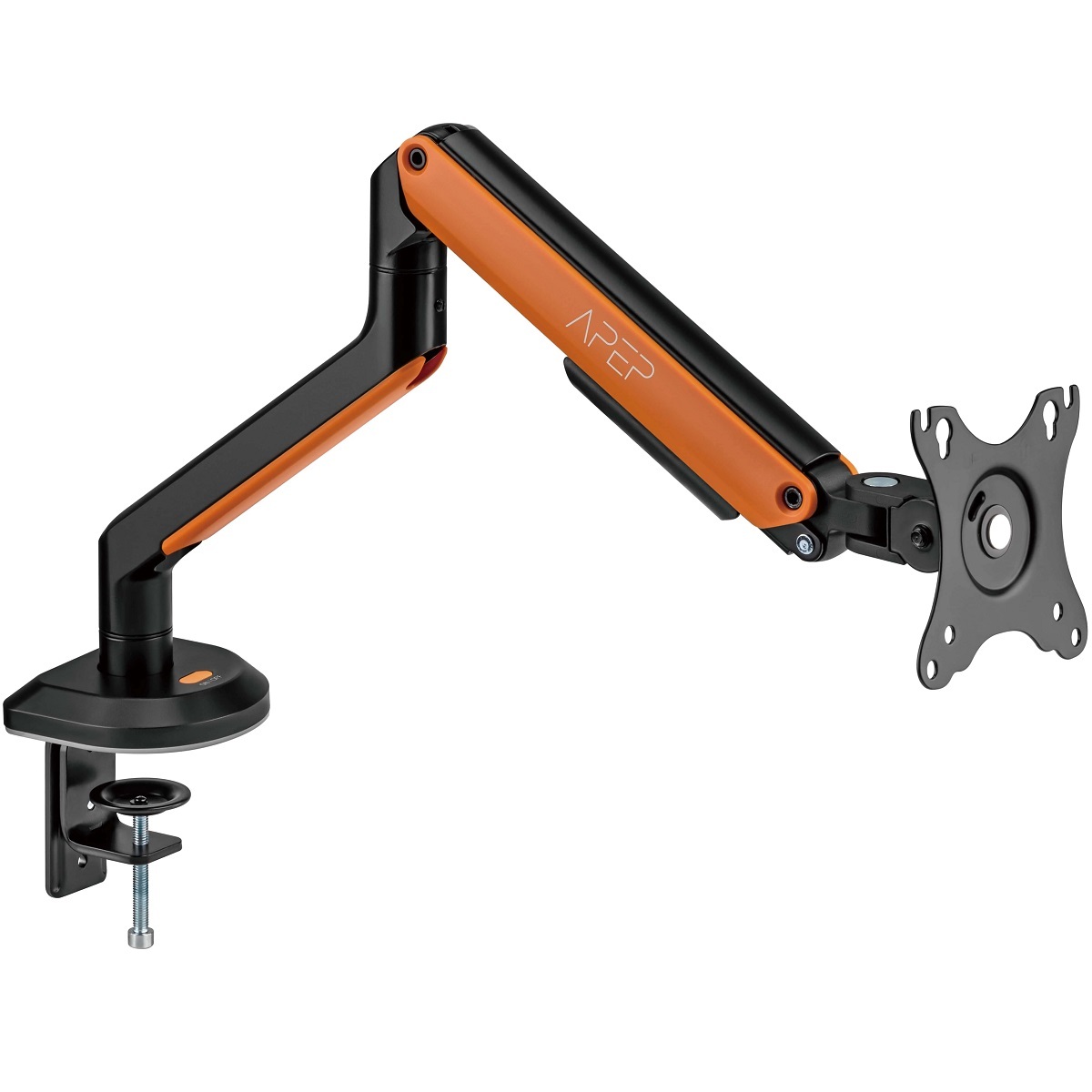 SADES APEP SA-MA02 RGB SINGLE MONITOR MOUNT ARM (MAX SIZE 32"/9KG PER ARM) - ORANGE thumbnail 2