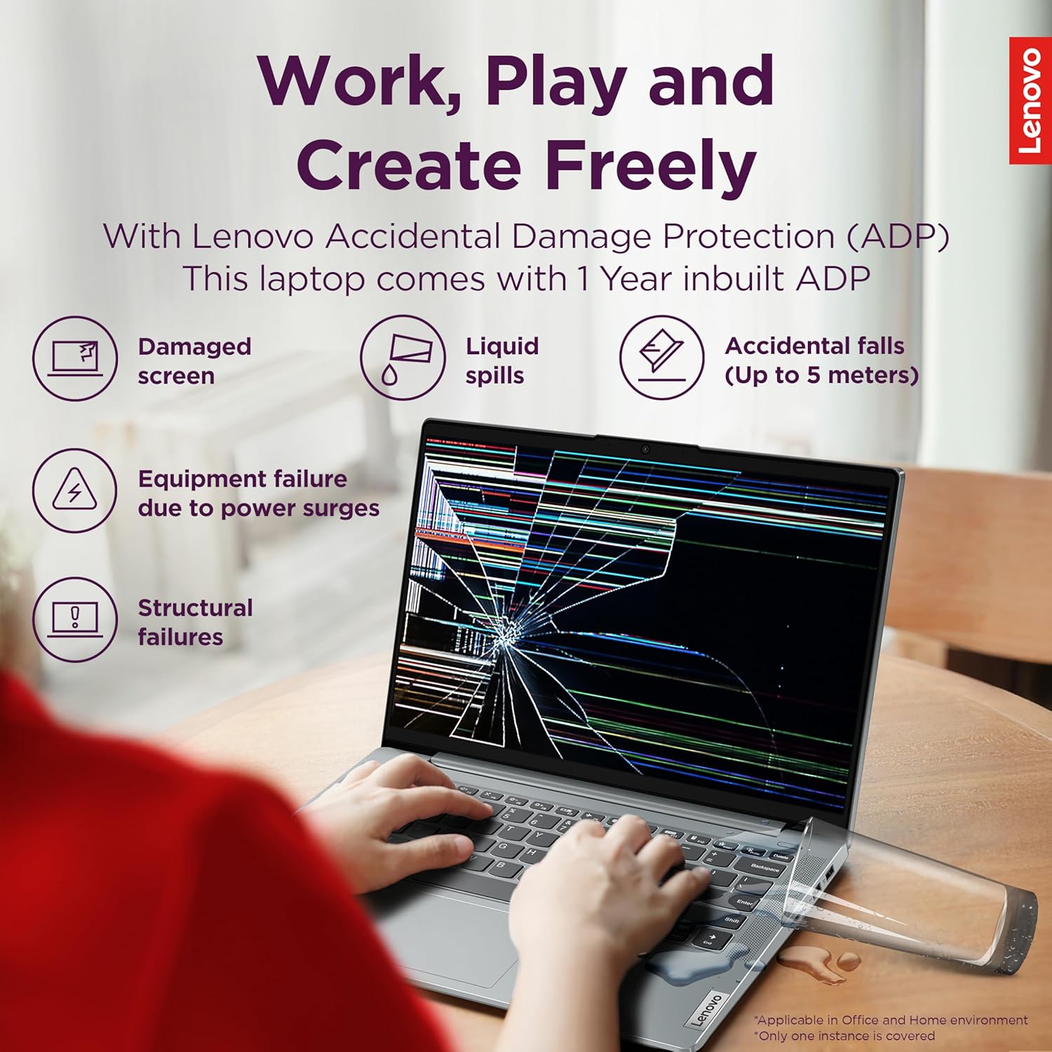 Lenovo Laptop IdeaPad Slim 5 U7-155H/16GB/512GBSSD/14"WUXGA/N-TCH/DOS/CLOUD-GREY/ENG thumbnail 5