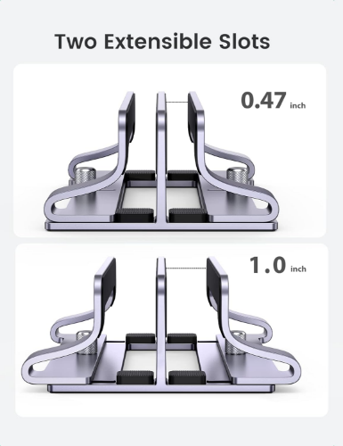 UGREEN VERTICAL LAPTOP STAND DUAL SLOT thumbnail 4