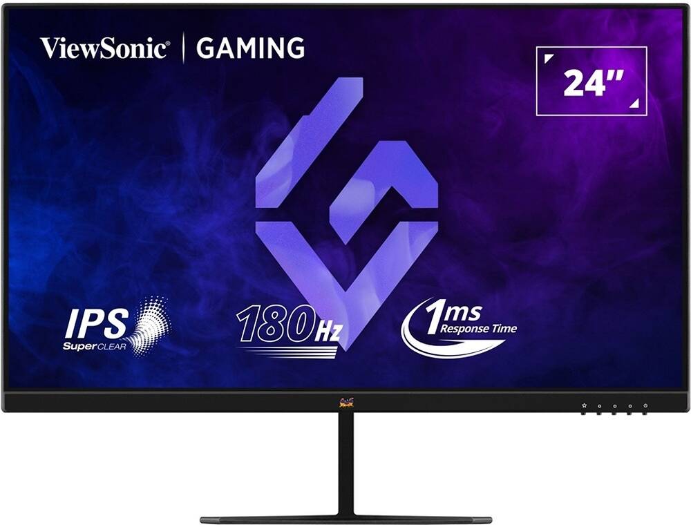 ViewSonic VX2479-HD-PRO Gaming Monitor, 24" IPS Display, FHD Resolut0ion, 180Hz Refresh Rate, 1ms (MPRT) Response Time, AMD FreeSync Technology, 16.7m Color Support, Black | VX2479-HD-PRO thumbnail 4