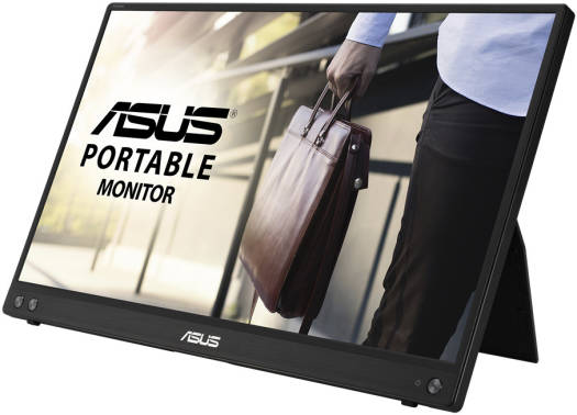 Asus ZenScreen MB16ACV Portable Monitor, 15.6" FHD IPS Display, 60hz Refresh Rate, 5ms (GtG) Response Time, 260K Display Colors, USB-C Port, Black | 90LM0381-B01370 thumbnail 2