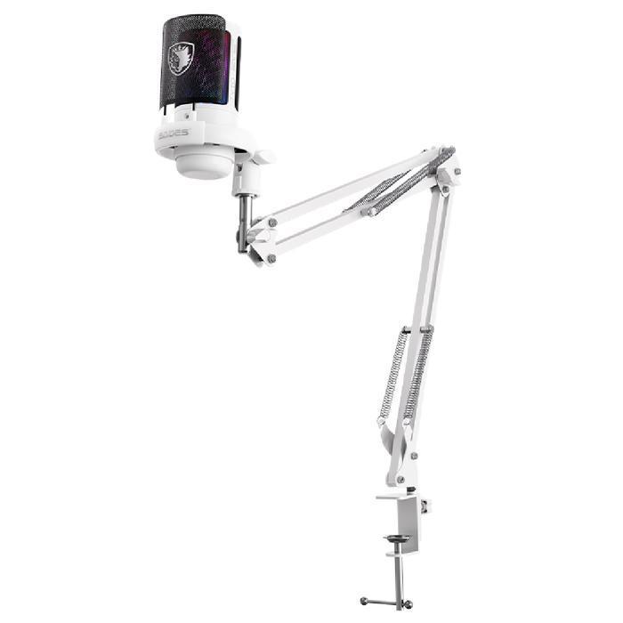 SADES ME6S TYTO GAMING MICROPHONE - WHITE - Image 1