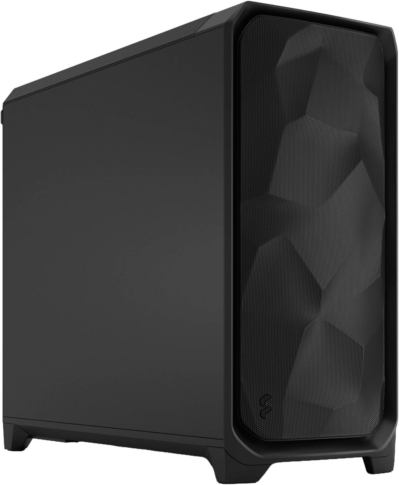 Fractal Design Meshify 3 XL Full Tower Computer Case, 3x Momentum 14 Fans, Up to 420mm Radiator & 10x Fan Support, Cable Organizers, Industrial Steel Panel, Solid Black | FD-C-MES3X-01 - Image 1