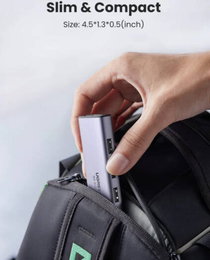 UGREEN 6-in-1 Multifunction USB-C Hub, 4K@60Hz HDMI, 3xUSB 3.0 | 60383 thumbnail 7