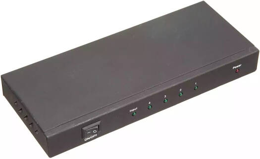 UGREEN 1x4 HDMI Amplifier Splitter, 1x HDMI Input & 4x HDMI Output, Up to 4K (3840 x 2160) @ 30Hz Resolution Support, 1.5W Power Consumption, Black | 40202 - Image 1