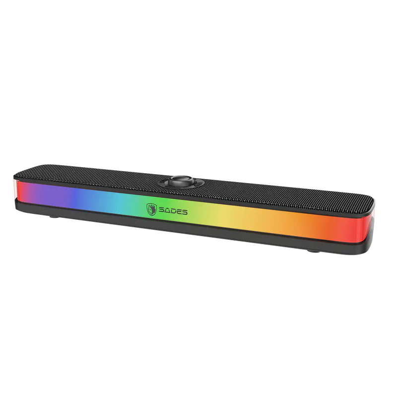 SADES POSEVOLT SA-SP01-B COMPACT DESKTOP SOUNDBAR - BLACK thumbnail 3