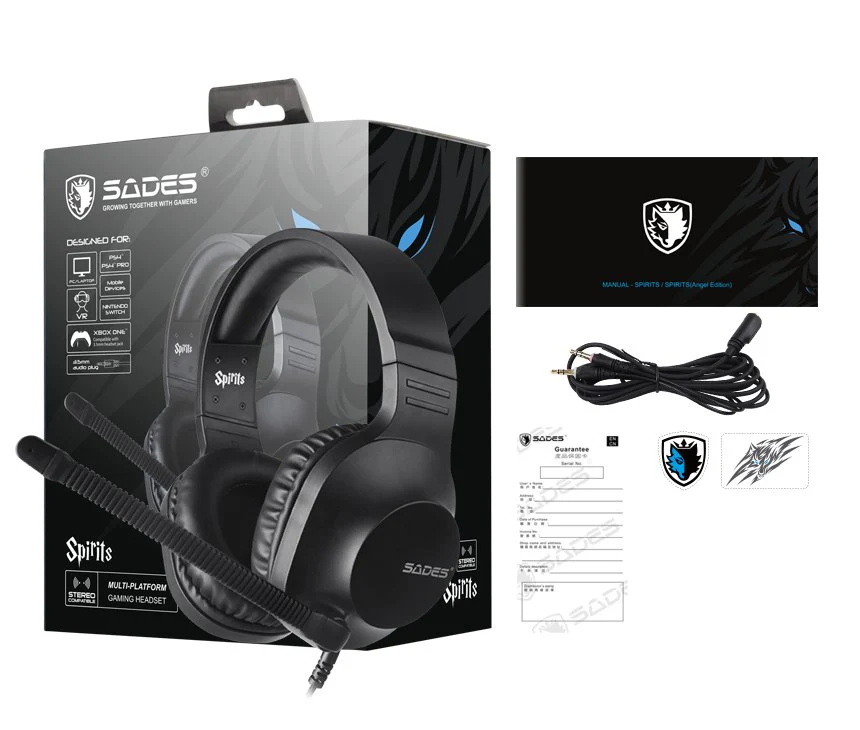 SADES SPIRITS SA-721 GAMING HEADSET - GOLD thumbnail 2