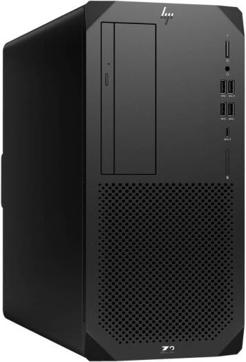HP Z2 G9 Tower Workstation Desktop Computer, Intel Core i9-14900K Processor, 64GB RAM, 1TB SSD, NVIDIA T1000 8GB Graphics, English - Arabic Keyboard & Mouse, Windows 11 Pro, Black | Z2-G9 - Image 1