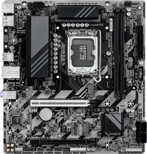 GIGABYTE B860M POWER LGA 1851 M-ATX Motherboard, Intel B860 Chipset, 2x DDR5 DIMM Slots, Up to 128GB Max Memory, 1x PCIe 5.0 x16, 2x PCIe 4.0 M.2 Slots | B860M-POWER thumbnail 3