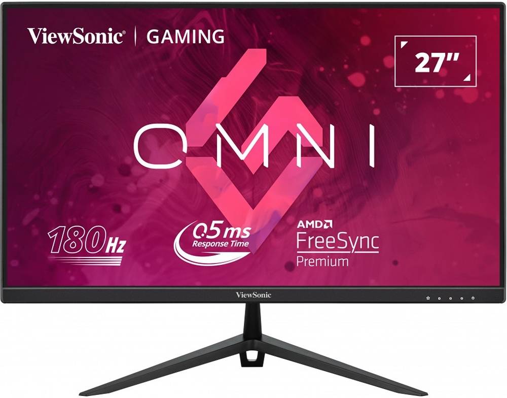 Viewsonic VX2728 27" 180Hz Fast IPS Gaming Monitor, Rapid 0.5ms MPRT, Fast IPS Display with HDR10, AMD FreeSync Premium, 2x 2W Speakers, 16.7M Colors, VESA ClearMR, HDMI 1.4 / DP, Black | VX2728 - Image 1