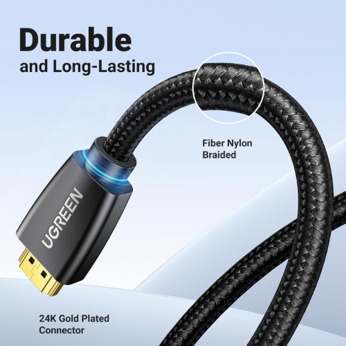 UGREEN HDMI 4K CABLE MALE TO MALE 1M BLACK thumbnail 3