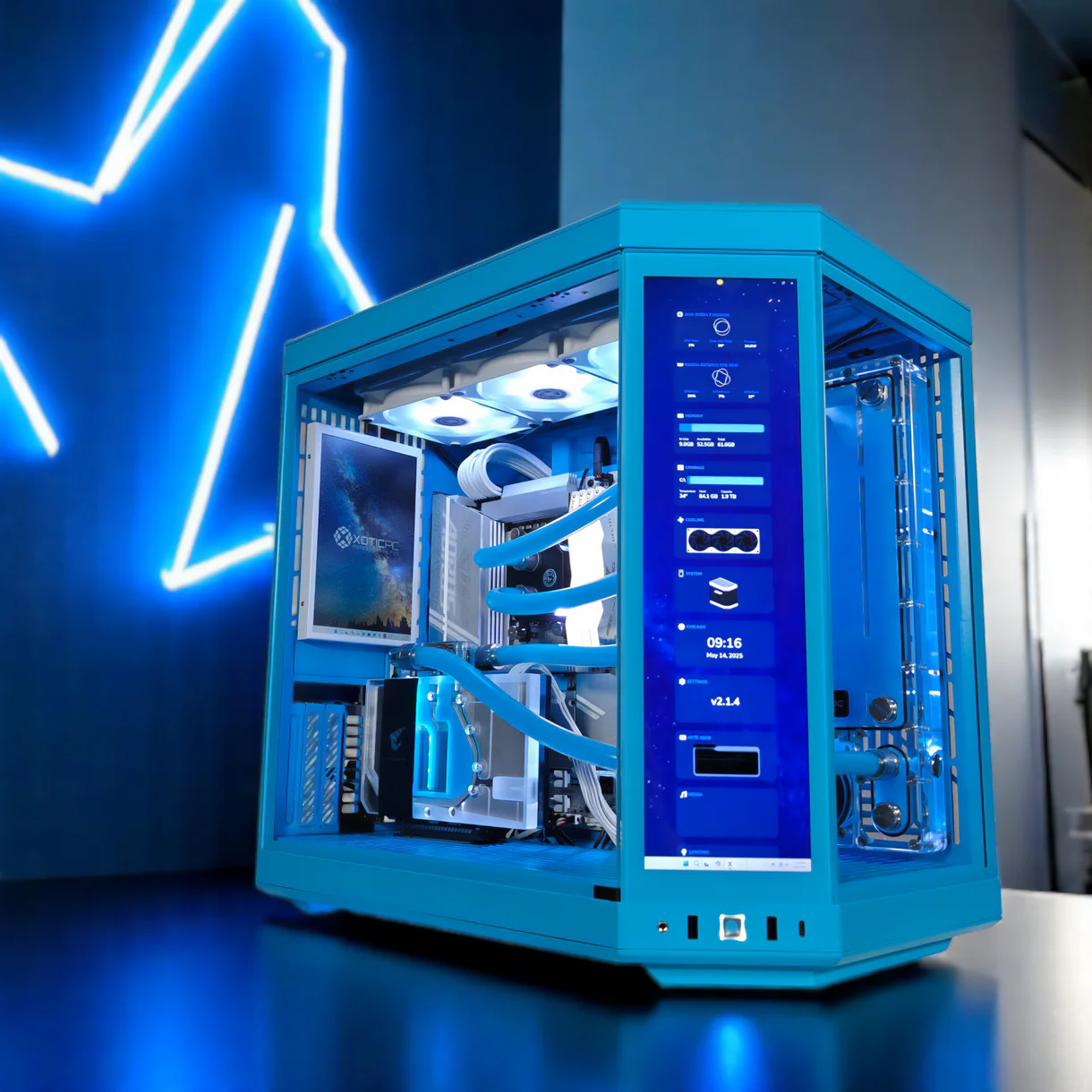 Ultimate Mity X Gaming PC, RTX™ 5080 16GB GDDR7,Ryzen™ 7 9800X3D, 64GB DDR5 6000MHz, 2TB NVME, X870 MB - MTY-001X thumbnail 8