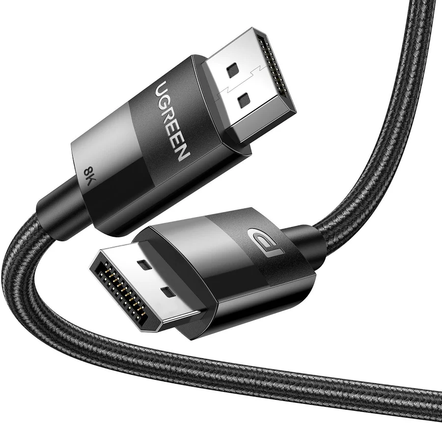 UGREEN DP MALE TO MALE CABLE 1.5M BLACK thumbnail 2