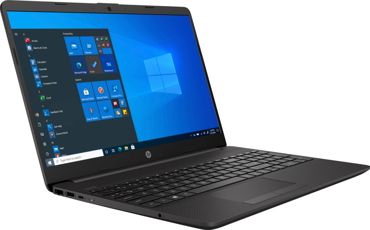 HP 250 G8 15.6" HD Business Laptop, 11th Gen Intel Core i5-1135G7 Processor, 8GB DDR4 RAM, 256GB SSD, Intel HD Graphics, No OS - No Windows, English Keyboard, Black | 45P27ES - Image 1