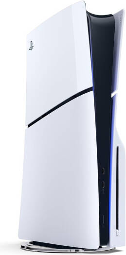 Sony PlayStation 5 Slim Standard Edition Console, Detachable Disk Drive, Extra Controller, Support 4K @ 120Hz, AMD Ryzen x86-64, AMD Radeon RDNA 2 GPU, 16GB RAM,1TB SSD, INTL Version, White | CFI-2000 thumbnail 3