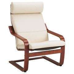 Po ng armchair medium brown glose robust off white width 26 3 wonderful armless chair ikea 6 1600 x 1600